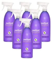 Image of Method Multi Surface Cleaner Lavender Fragrance 828ml Non Toxic x Case of 6