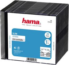 Image of Hama Slim CD Cases | Pack of 20 | Transparent