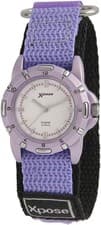 Image of SEKONDA KIDS 32.00 mm QUARTZ WATCH WITH WHITE ANALOGUE DIAL PURPLE FABRIC 3348