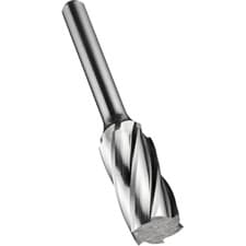 Image of Dormer P831 Bright Cylinder Carbide Burr Without Endcut 6mm 18mm 6mm