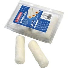Image of Faithfull Mini Paint Roller Refills Medium Pile 100mm Pack of 10