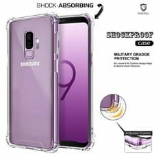 Image of Clear Shock Proof Case For Galaxy Silicone Anti-Shatter Mobile Phone Back Cover