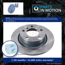 Image of 2x Brake Discs Pair Solid Rear 280mm ADB114313 Blue Print Set 34209804830 New