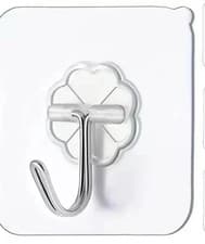 Image of Strong Suction Hooks – No Drill Adhesive Hooks for Bathroom Kitchen Home
