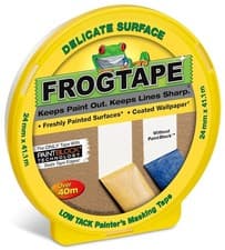 Image of Frog Tape Yellow Delicate Surface Painters Masking Tape 24mm x 41.1m. Indoor pai