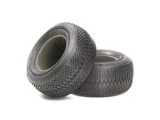 Image of Tamiya 54185 Dual Block Tires Tyres K (4WD/Front, 62/25) Hop-Up Options OP-1185