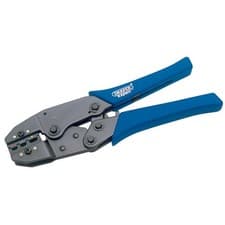 Image of Draper Expert 35574 - Ratchet Action Terminal Crimping Tool 220mm Blue
