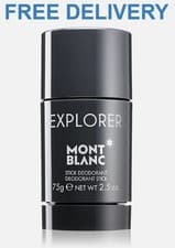 Image of Mont Blanc Explorer Deodorant Stick 75g, Refreshing Odour Repellent for Men, UK