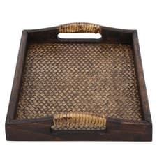Image of Multi Purpose Serving Tray Plate For Tea Set Fruits Candies Food Home Hotel BL