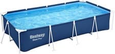 Image of Rectangular Above Ground Swimming Pool Bestway Steel Pro 4.00m x 2.11m x 81cm