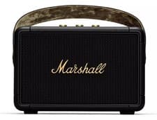 Image of Marshall Kilburn II Portable Wireless Bluetooth Speaker - Black/Brass A