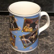 Image of TOY STORY CERAMIC MUG DISNEY PIXAR WOODY BO PEEP BUZZ LIGHTYEAR MADE IN ENGLAND