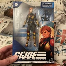 Image of G I Joe Classified Series By Hasbro No #5 Scarlett new and unopened