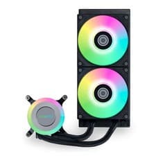 Image of Lian Li GA II Lite 240 RGB AIO Liquid CPU Cooler 240mm, Black, 2x 120mm ARGB Fan