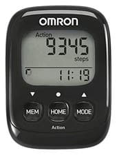 Image of Omron Walking Style IV Step Counter - Pocket Size Pedometer, Active S, Black