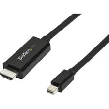 Image of StarTech.com 10ft (3m) Mini DisplayPort to HDMI Cable - 4K 30Hz Video - mDP to H