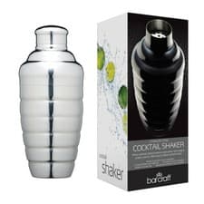 Image of Cocktail Shaker Stainless Steel Kitchencraft Barcraft Easy Grip Metal 500 ml