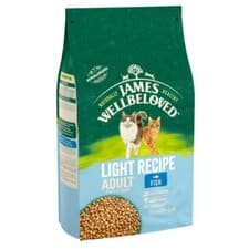 Image of James Wellbeloved Cat Food Dry Fish & Rice Light Recipe Adult Feline 1.5kg