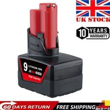 Image of M12 LI-ION XC 9.0Ah High Capacity Battery 12V 48-11-2402 M12HB5 For Milwaukee
