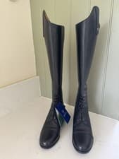 Image of Ariat Heritage Contour II Womens Field Zip Riding Boot | Equestrian Wear - Black