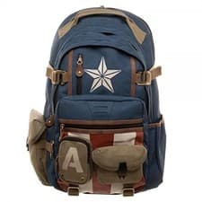 Image of Avengers 4 Captain America Backpack Schoolbag Laptop Bag Travel Rucksack