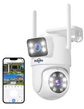Image of 【Dual Lens 8X Digital Zoom】 3MP Dual Lens PTZ WiFi Security Camera Outdoor