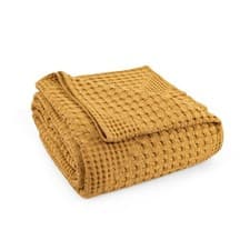 Image of 100% Cotton Blanket Throw for Double Bed, 2 Seater Sofa, Couch, Settee 170x250cm