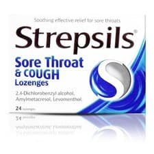 Image of STREPSILS SORE THROAT & COUGH LOZENGES - 24