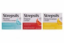 Image of Strepsils Throat Lozenges Sore Throat Relief Honey and Lemon Oringal 16 Pack