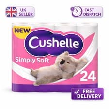 Image of Cushelle Simply Soft Toilet Roll 24 Standard Rolls