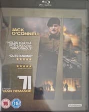 Image of '71  Blu-ray 2014 Jack O'Connell A Film By Yann Demange Brand New Sealed 