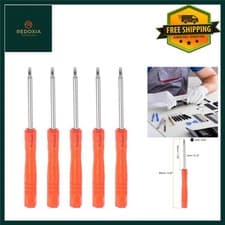 Image of Precision Mini Slotted Screwdriver Set 2mm Flat Head 5-Pack for Repair
