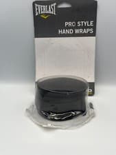 Image of Everlast Pro Style Hand Wraps Boxing MMA etc - Black 180”