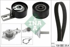 Image of INA 530057730 Water Pump & Timing Belt Kit Cooling Fits Citroen Ford Peugeot