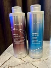 Image of Joico Defy Damage Conditioner 1000 ml&Joico Hydrasplash Hydrating Shampoo 1000ml