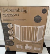 Image of DreamBaby Endeavour 3 Adjusta Gate Black, Fits Openings 74.5 - 195 cm