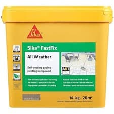 Image of Sika Fast Fix All Weather | Self Setting Jointing Compound | 14kg DEEP GREY