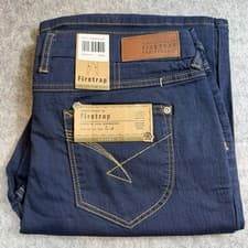 Image of Firetrap Black Seal Skinny Fit Betty Jeans W32 Regular Leg BNWT RRP £65 Mens