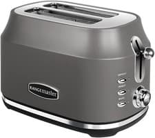 Image of Rangemaster Classic Collection Matte Slate Grey 2 Slice Toaster - Box Damaged