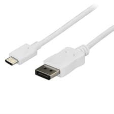Image of StarTech 6ft/1.8m USB C to DisplayPort 1.2 Cable 4K 60Hz - USB-C to DisplayPo...