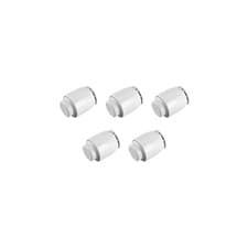 Image of Wavin Pipe End Cap Demountable 10mm Insert White Polybutylene HD62/10 Pack of 5