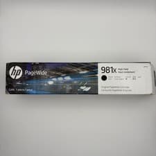 Image of Genuine HP 981X Black High Capacity Pagewide Ink Cartridge - L0R12A - EXP FEB 28
