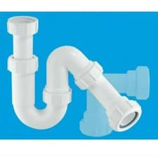 Image of PACK OF X3 Mcalpine - 1-1/2" Tubular Swivel All In One Waste Trap - TP10