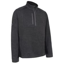 Image of Callaway Golf Mens 1/4 Zip Heather Stripe Fleece - colour options CGKFC013
