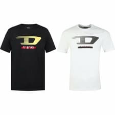 Image of DIESEL T JUST Y4 Mens T Shirt Crew Neck Short Sleeve Casual Summer Cotton Tee