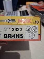 Image of BR4HS NGK SPARK PLUG BOX OF 10 BR4HS Spark Plugs