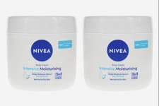 Image of Nivea Intensive Moisturising Body Cream 48h Moisture Pack of x2 400ml each