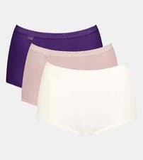 Image of Sloggi Basic + Maxi Cotton Briefs Colours - 3 Pack Mixed Colours
