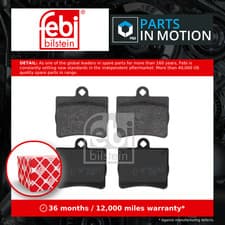 Image of Brake Pads Set fits MERCEDES C230 W202 2.3 Rear 96 to 97 M111.974 A0024205120