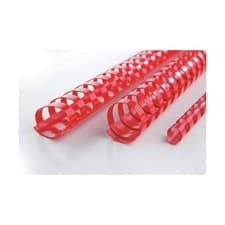 Image of GBC A4 CombBind Binding Combs 6mm 21R Red Pack of 100 (4028213)